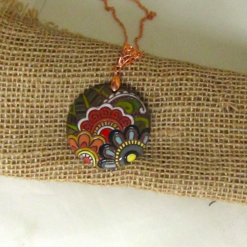 Floral Artisan Pendant