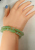 Green Sea Glass Double Strand Bracelet