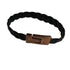 Male Braided Leather Bra celet