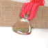 Hot Pink Multi-strand Necklace with Jasper Pendant