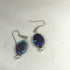 Purple Turquoise Earrings