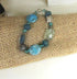 Blue Artsan Bead Bracelet