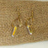 Crystal & Gold Drop Earrings