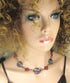 Black Grey & Red Kazuri Fair Trade Necklace