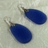 blue drop earrings
