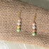 shell pearl earrings multi-colored