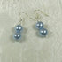 Blue Shell Pearl Earrings