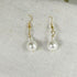 White Pearl Drop Earrings