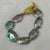 Natural Abalone Shell Bead Bracelet