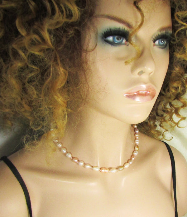 Cream Freshwater Pearl Necklace