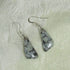 Handcrafted Zebra Jasper Black & White Drop Earrings
