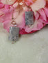 Grey Gemstone Drop Earrings