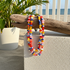 Multi Colored Double Strand Shell Necklace