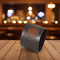 Stunning Brown Wide Tooled Leather Cuff Bracelet Unisex