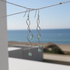 Amazonite & Silver Long & Dangling Earrings