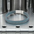 Crystal Studded Leather Man's  Bracelet in Turquoise