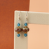 Handmade Lagoon Artisan Bead Earrings