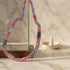 Pink & Blue Handmade Artisan Bead Necklace