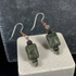 Rhyolite Gemstone Drop  Earrings