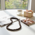 Man's Brown Rustic Gemstone Daring Necklace