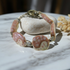 Kazuri Bracelet in Handmade Pink and Cream African Beads
