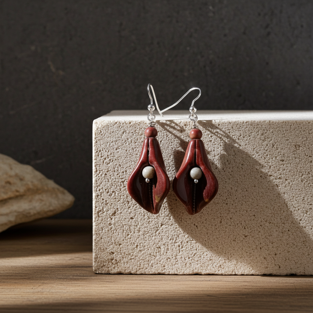 Lily Picasso Creek Jasper Gemstone Earrings