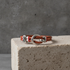 Orange Awareness Leather  Bracelet