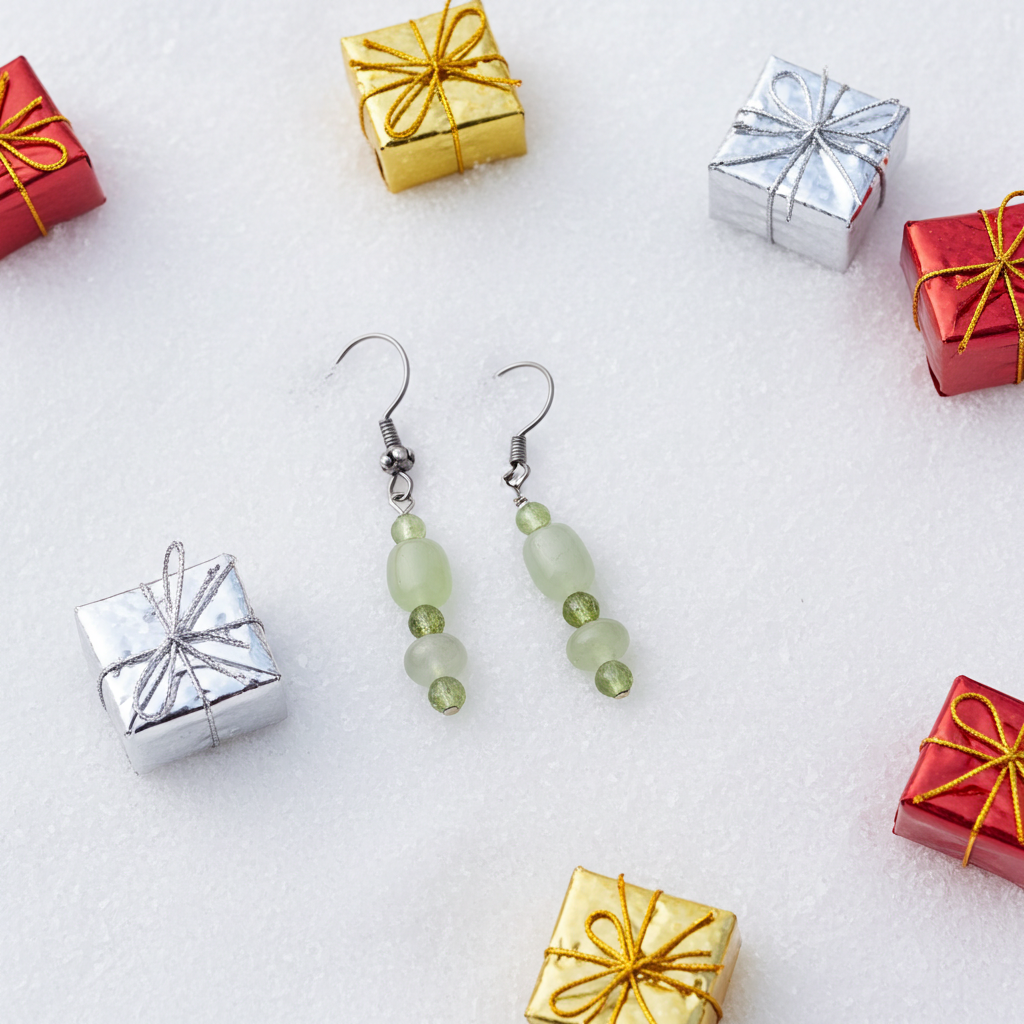 Sun Jade Drop Earrings Heirloom-quality Earrings