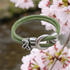 Lime Green Awareness Leather Cord Bracelet Unisex