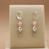 Peruvian Pink Opal & Silver Earrings