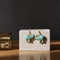 Safari Elephant Turquoise & Gold Earrings