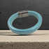 Aqua Regaliz Leather Cord Bracelet for a Woman