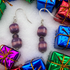 New Lilac Fair Trade Kazuri Bead Earrings