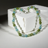 Shades Of Green Pearl Necklace