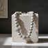 Silver and Rare Petrified Dinosaur Bone Bead Necklace