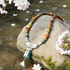African Antique Silver & Jade Beaded  Pendant Necklace