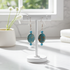 Aqua Terra Jasper Gemstone & Silver Earrings