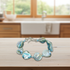 Rustic Sky Blue Irregular Shell Pearl Bracelet
