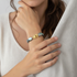 Natural Abalone Shell Bead Bracelet