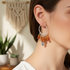 Carnelian Hoop Earrings