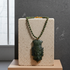 Big Bold Jade Pendant Necklace Intriguing Style