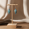 Aqua Terra Jasper Gemstone & Silver Earrings