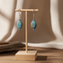 Aqua Terra Jasper Gemstone & Silver Earrings