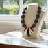 Big Rare Horn Zebra Matric & Tusk Statement Necklace