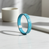 Leather Bracelet for a Woman Teal Studded Leather