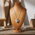 Googly Eyed Dog Pendant Necklace