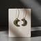 Multi-luster Metallic Raku  Artisan Handmade Earrings