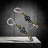 Sterling Silver and Handmade Artisan Bead Earrings