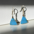 Mexican Turquoise and Gold Earrings
