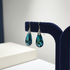 Blue Crystal Teardrop Earring